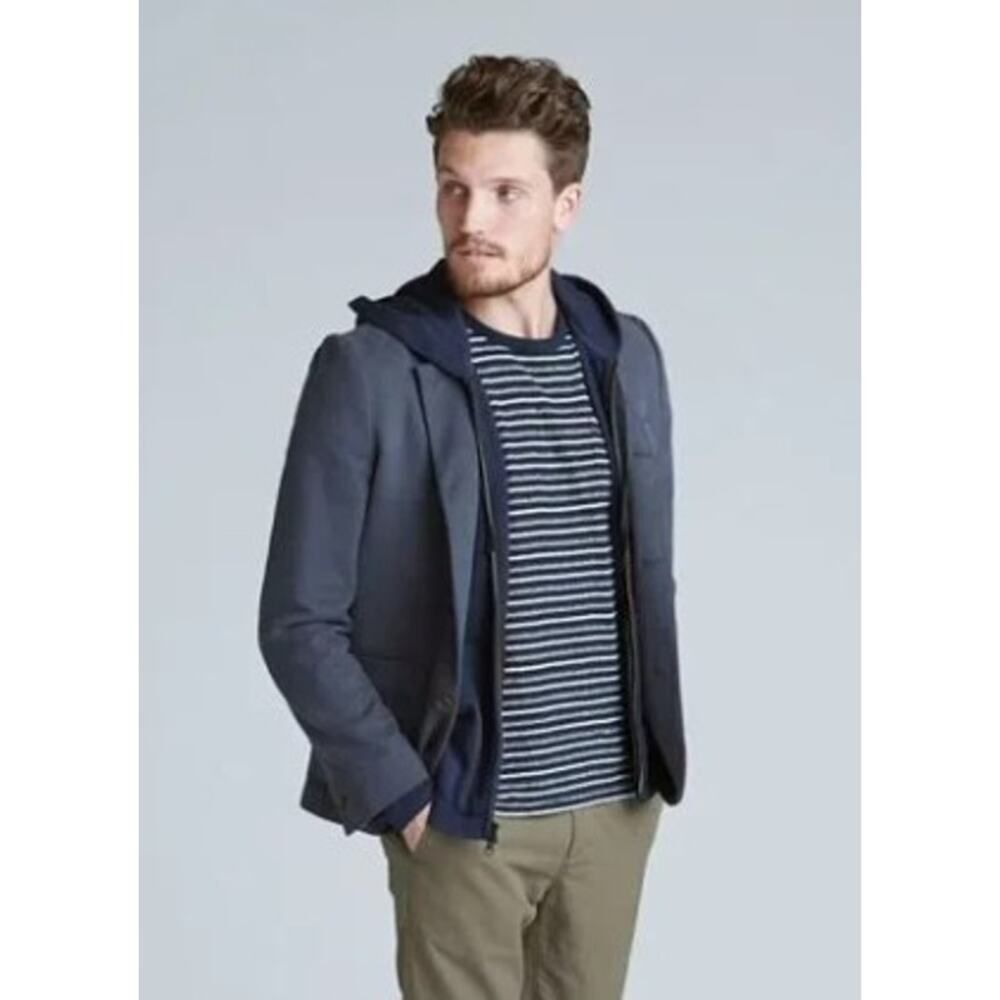 Outerknown Boundary Blazer Organic Cotton Hemp Wool Men's Sz. Xs